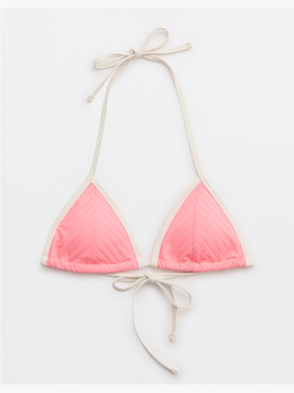Aerie wide rib string triangle‎ bikini top